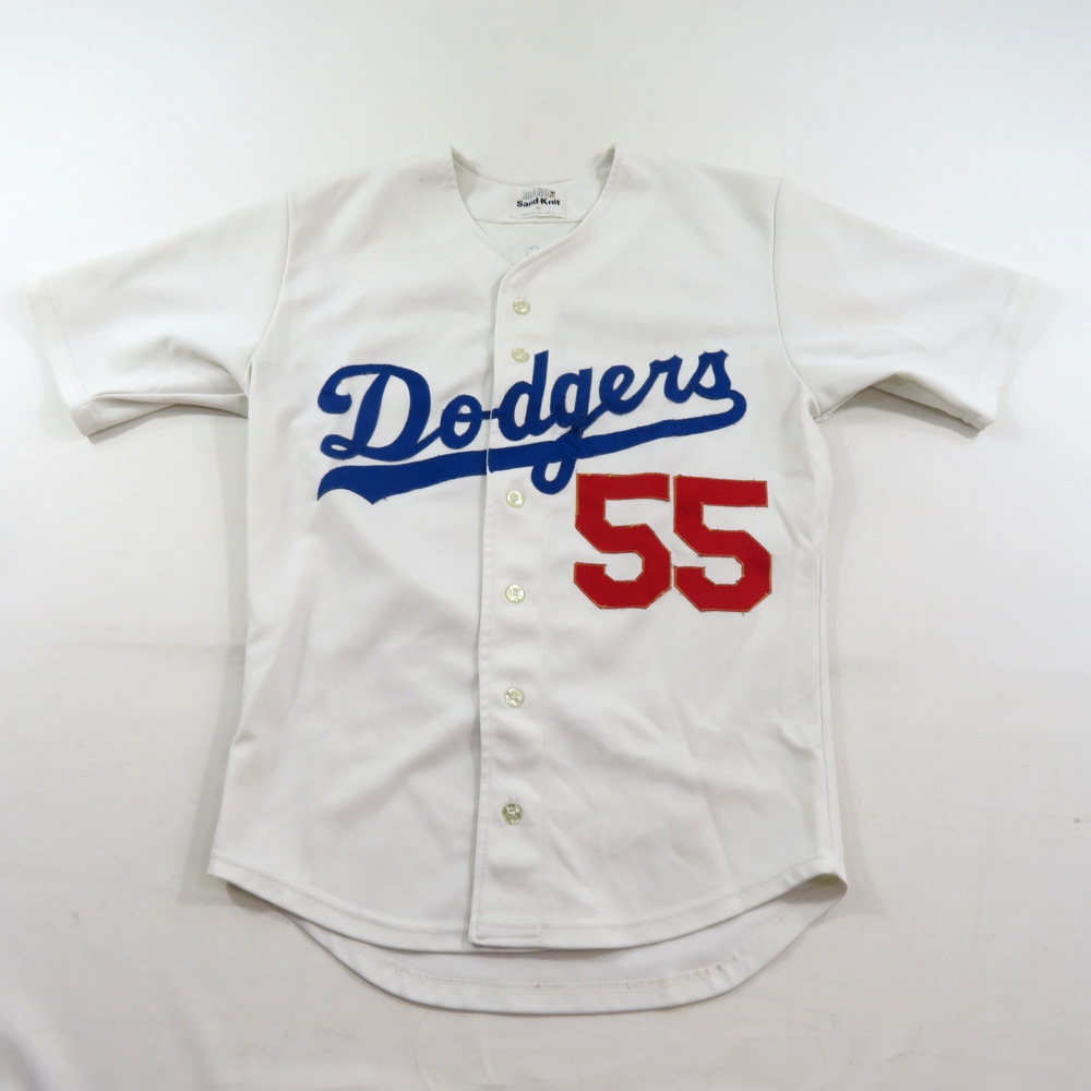 LA Dodgers Orel Hershiser Jersey Baseball Medalist Sand Knit Made USA Sz 40